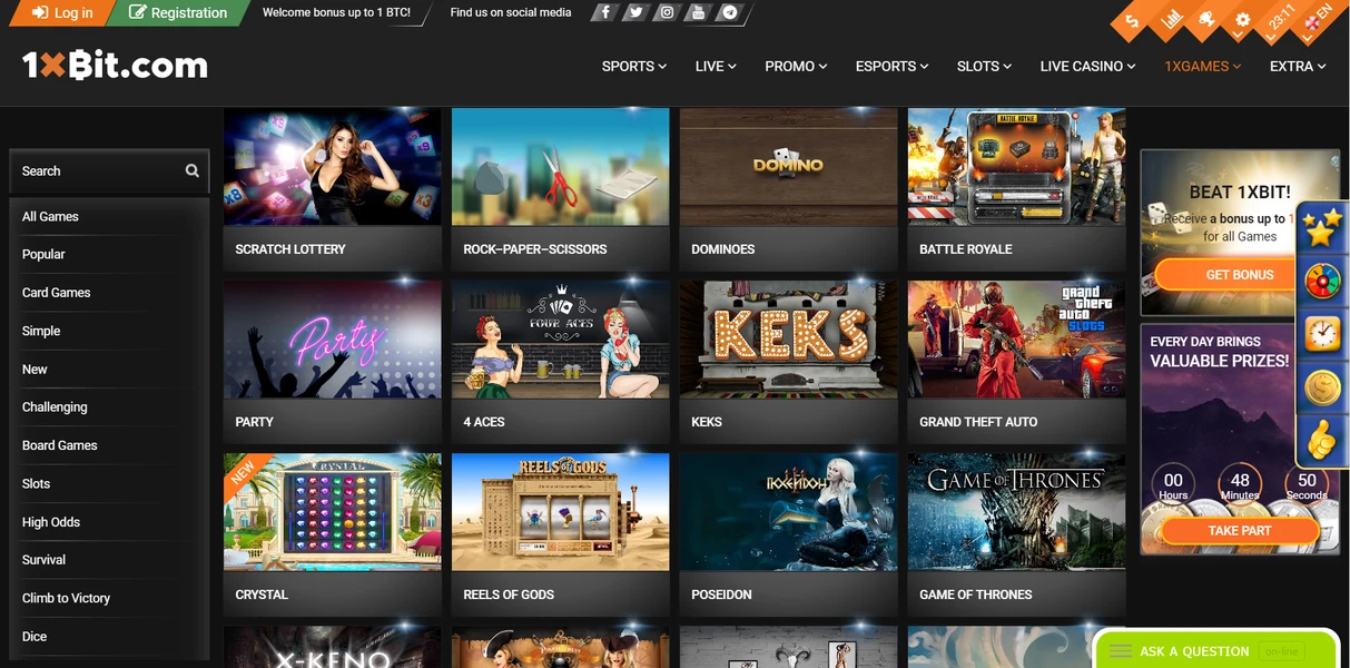 Khám Phá Kho Game Đa Dạng Tại Casino 1xbit: Từ Slot Đến Live Casino Khám Phá Kho Game Đa Dạng Tại Casino 1xbit: Từ Slot Đến Live Casino